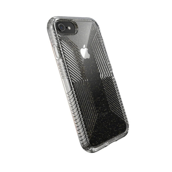 Presidio Perfect-Clear Glitter + Grips iPhone SE (2022/2020) / iPhone 8 Cases