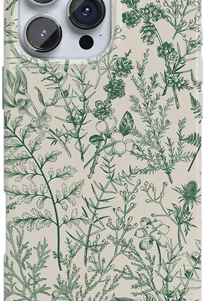 Sage Garden | Green Floral Case