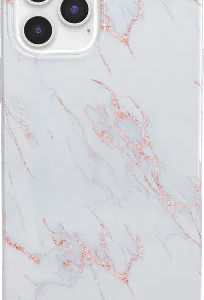 Subtle Blush | White and Pink Marble Case