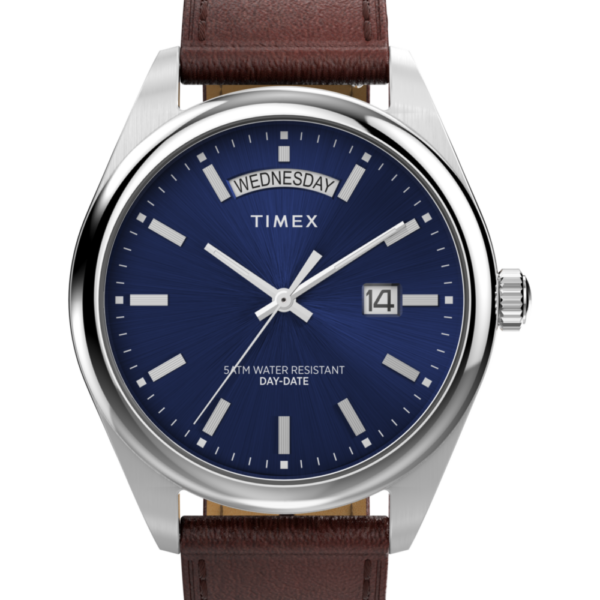 Timex Legacy 41mm Leather Strap Watch