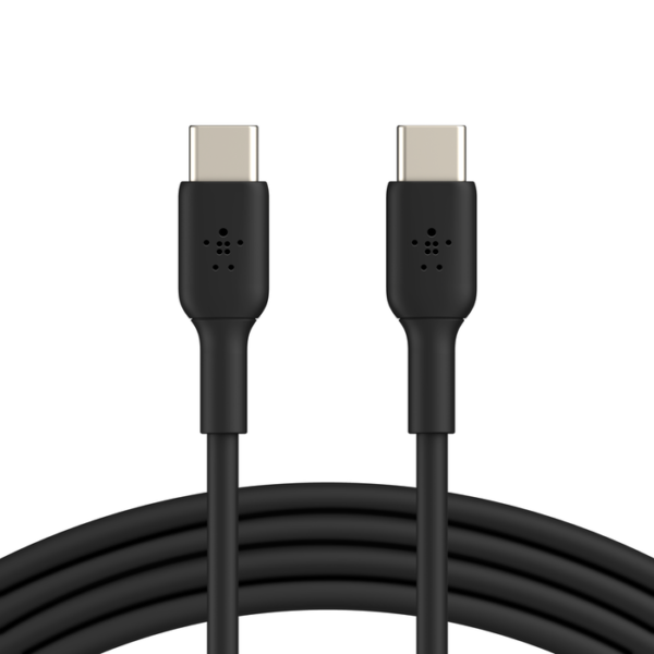 USB-C to USB-C Cable (2m / 6.6ft, Black)